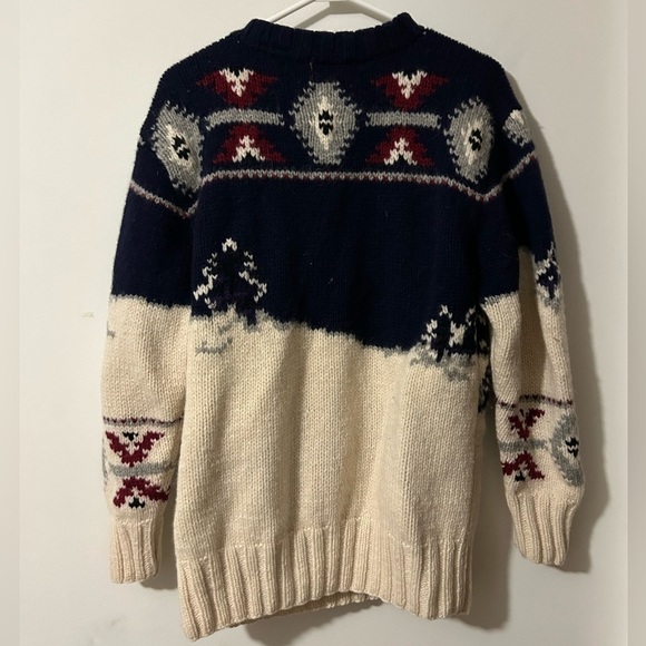 Vintage Beaver Canoe Hand Kit Sweater - Picture 3 of 4